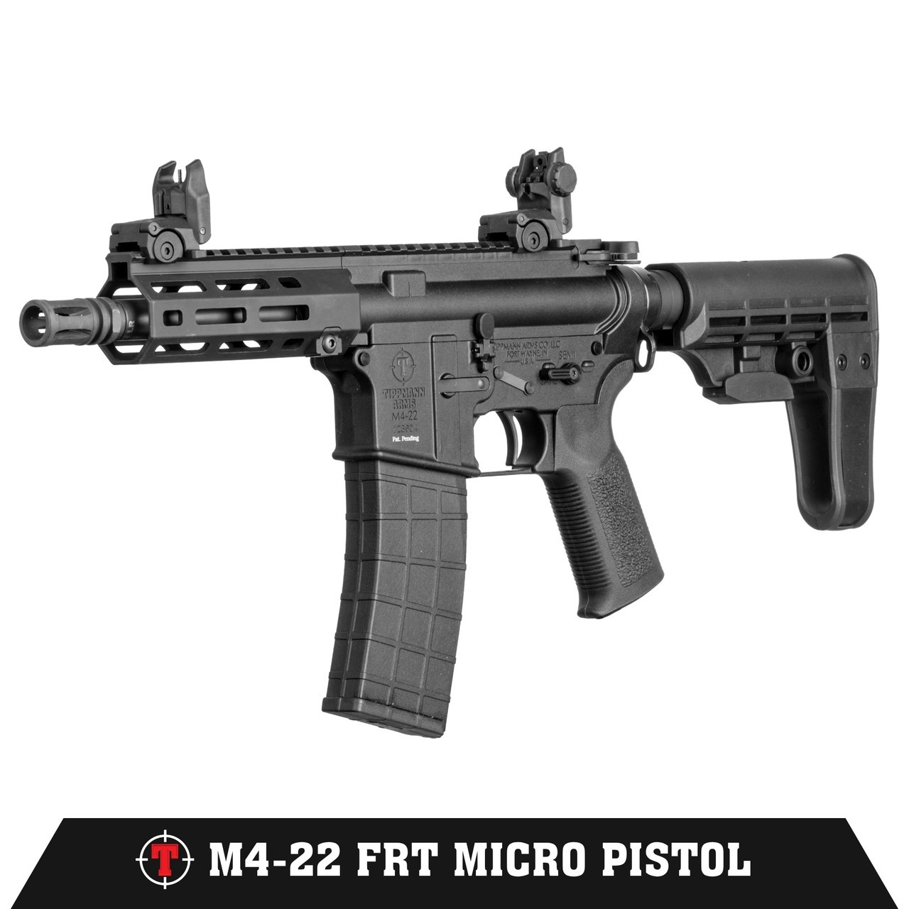 TIPPMANN M4-22 MICRO ELITE FRT PISTOL, 22LR 7", 25RDS