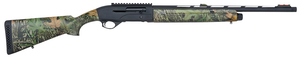 MOSSBERG SA-20, 20G 22" TURKEY SHOTGUN W/BLUE RCVR & OBSESSION CAMO STOCK/FOREND, 4RDS