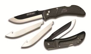 OUTDOOR EDGE ONYX EDC, BLACK W/3 REPL. BLADES
