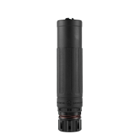 DEAD AIR SANDMAN X W/KEYMO 5/8-24, 3 PRONG FLASH HIDER, BLACK